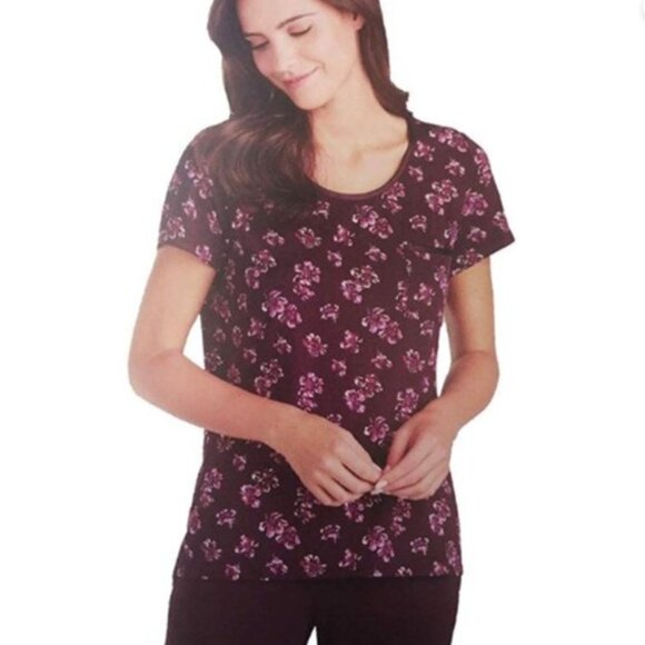 MIDNIGHT by CAROLE HOCHMAN 3 Piece Lounge Pajama Set - XL - NWOT - Picture 14 of 16